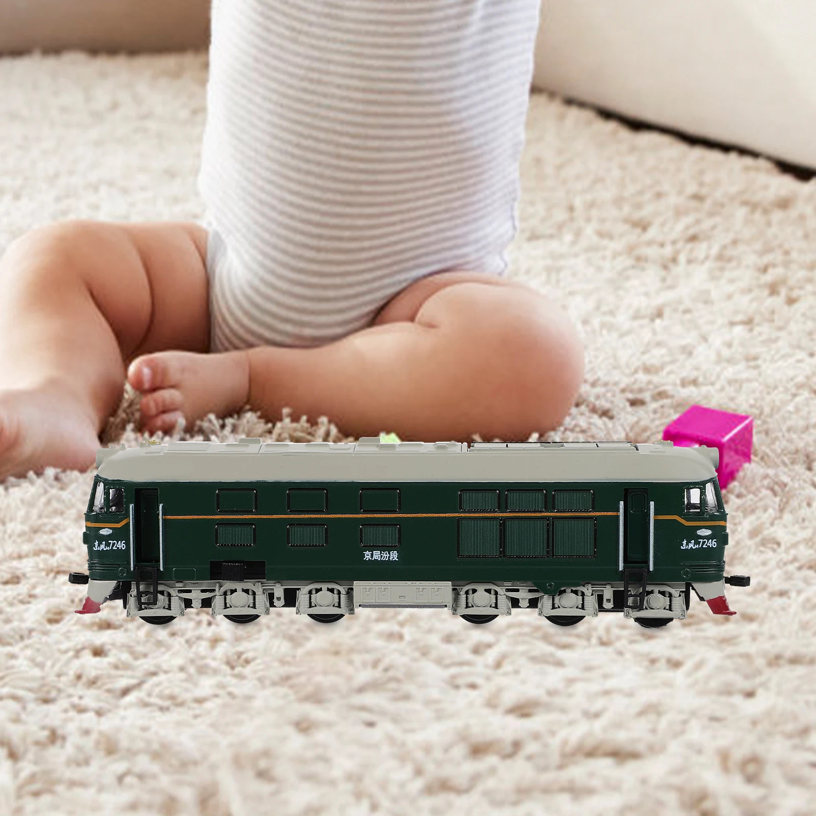 

Model Locomotive Train Toy Simulation Toys Children's Car Old Fashioned
