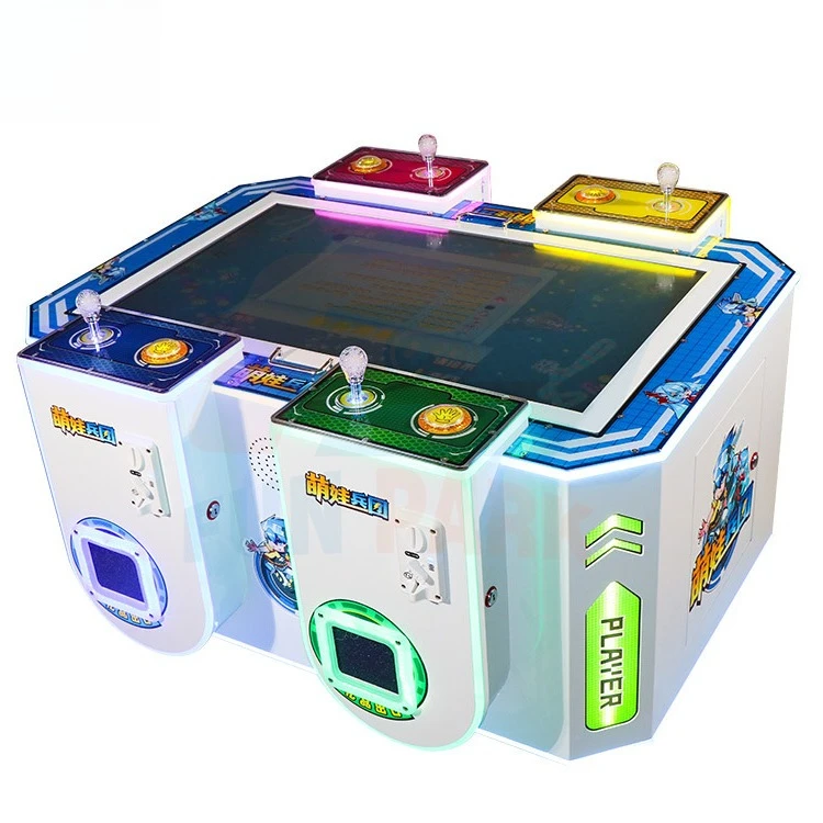 

Four Players Gaming Players Arcade Video Table Games Coin Operated Game Machines for Sales