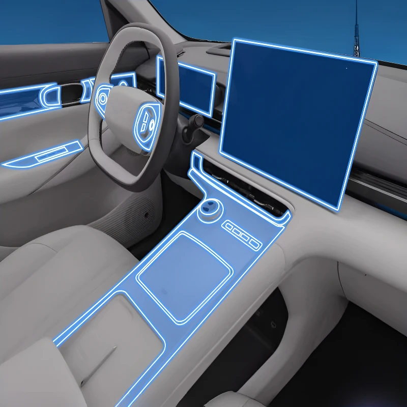 For Geely Galaxy E5 2024-2026 Dashboard Multimedia Navigation Transparent Anti-Scratch Protection Film Modification for
