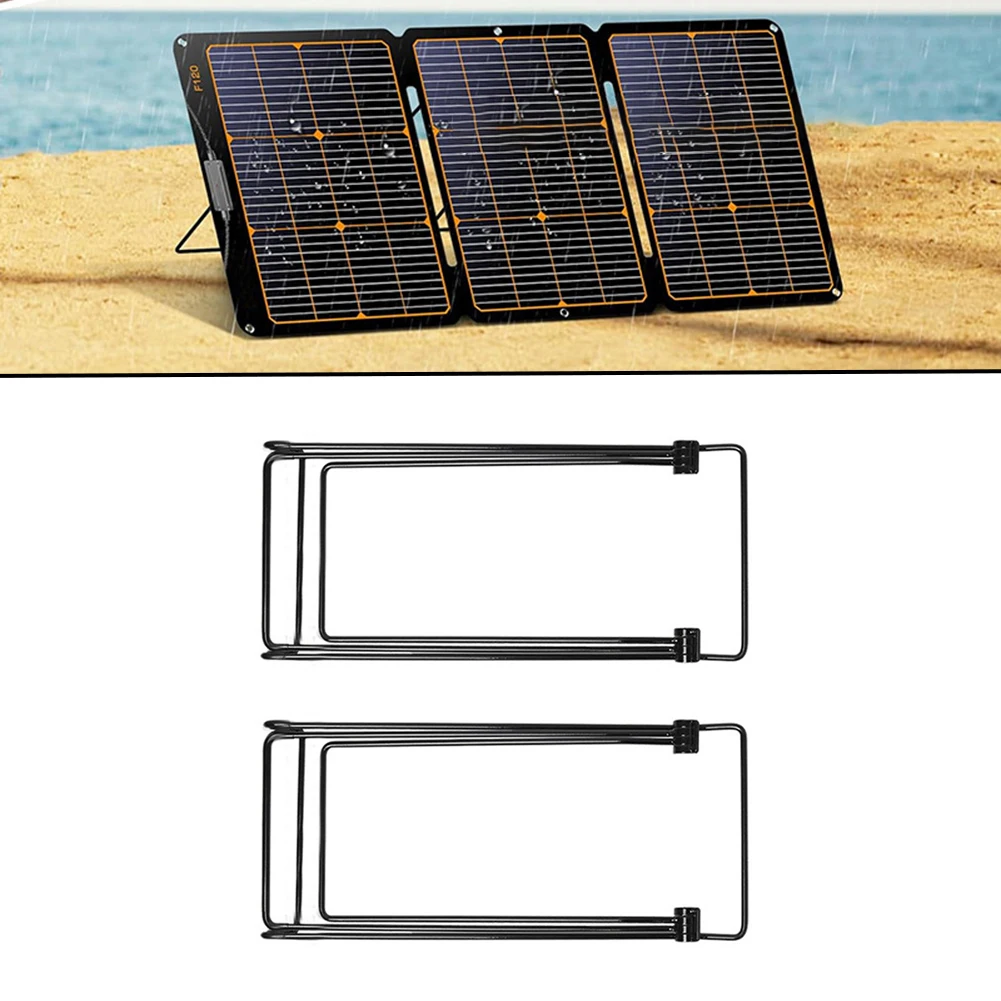 

2Pcs Portable Folding Solar Panel Tilt Mount Brackets Support Tilt Legs Holder Lightweight Folding Rack Mounting Accessories