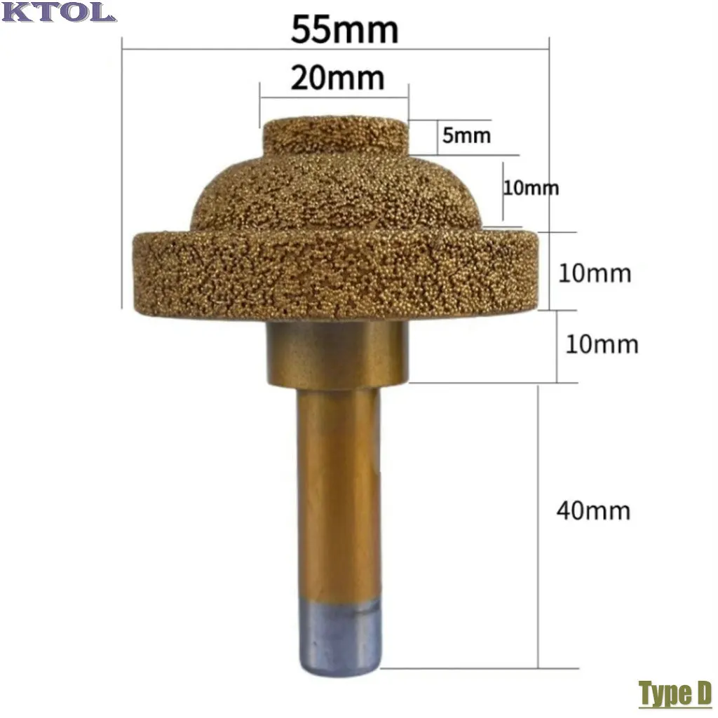 45-Degree Brazed Diamond Router Bit-CNC Engraver Foam Ceramic Milling Cutter Chamfering Tool for Groove Beveling Bottom Milling