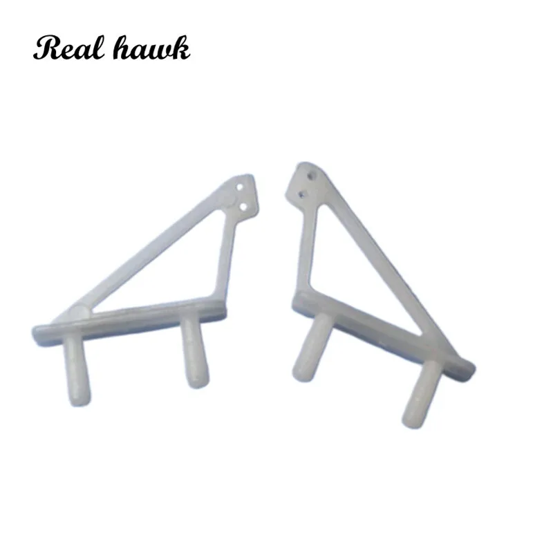 10 Pcs Nylon Twin Needle Pin Horns 2 Hole RC Airplanes Parts Electric Planes Foam Model Accessories