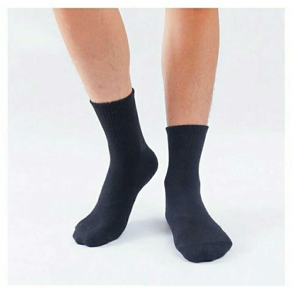 Meias masculinas pretas e brancas cinza, meias longas e curtas, quatro estações, algodão, cano curto, meias invisíveis