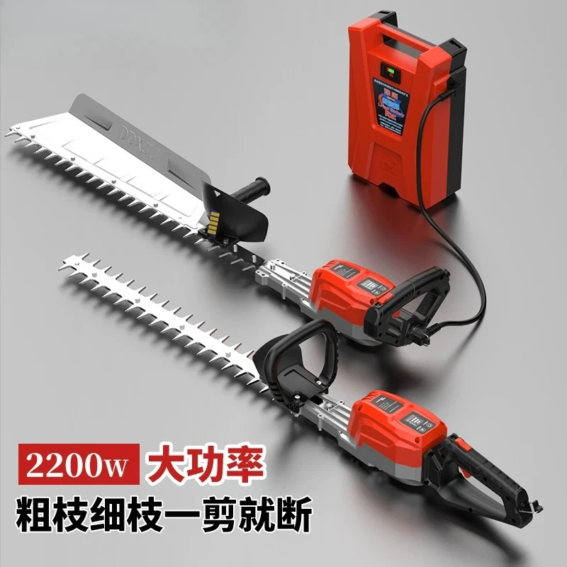 New speed regulating high power hedge trimmer brushless rechargeable forest bird lithium battery trimmer greening shrub trimmer