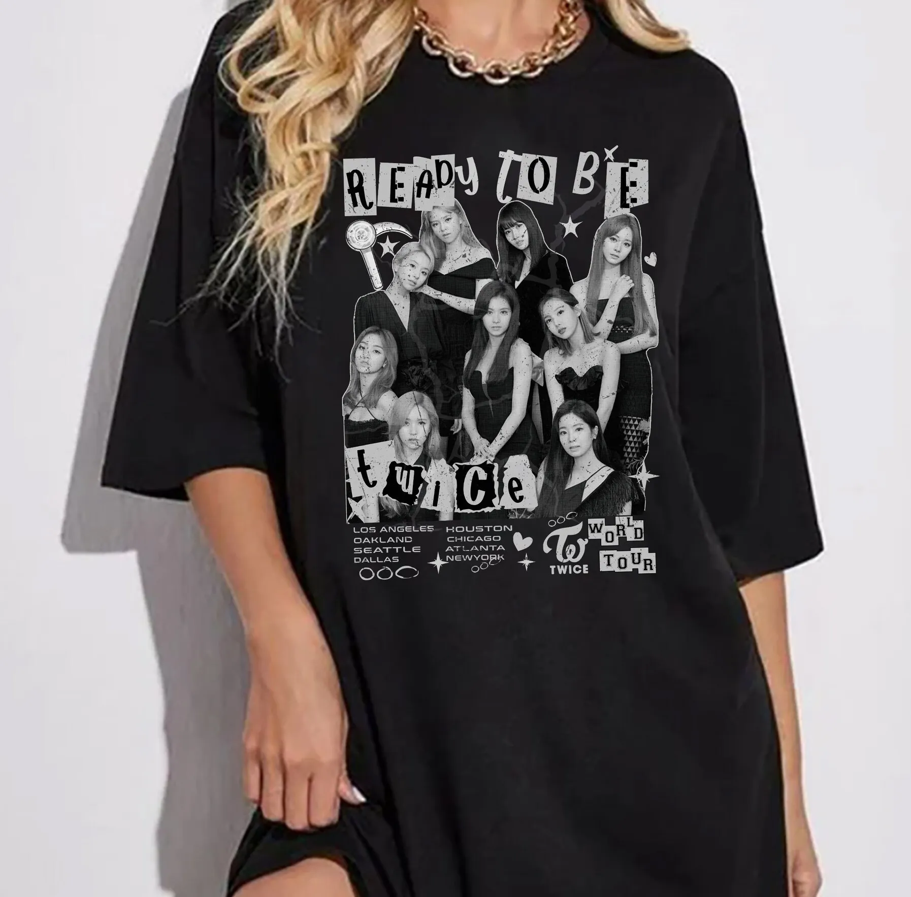 قميص جاهز مرتين لكون جولة حول العالم قميص مومو جيهيو نايون داهيون تشايونغ جيون مينا سانا تزيو #1