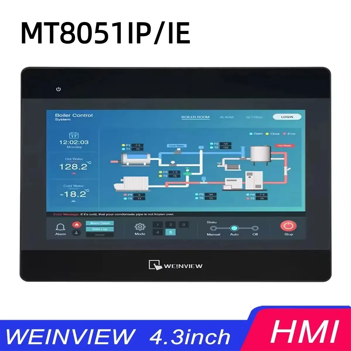 New Original 4.3 Inch HMI with Ethernet TK6051IP MT8051iE MT8051iP TK6070IP TK6071IP Human Machine Interface Weintek