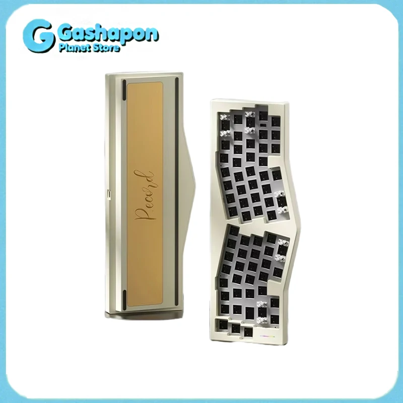 

Weikav Record Alice Layout Mechanical Keyboard RGB Wireles Bluetooth Wired Tri Mode Hot Swappable Aluminum Alloy Gaming Keyboard