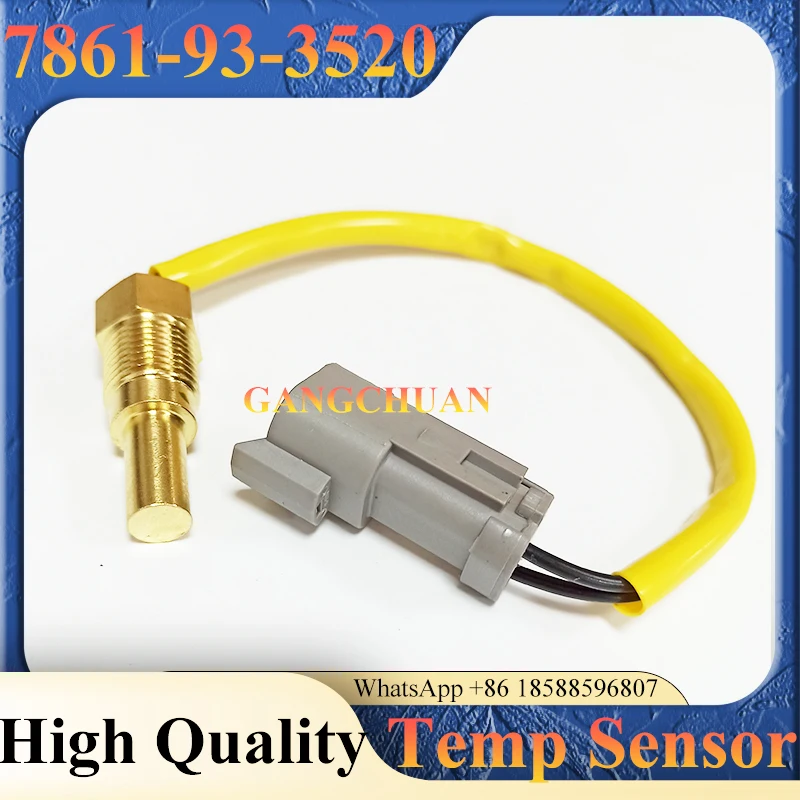 7861-93-3520 Water Temperature Sensor for Excavator PC400-7 PC450-7 PC450-8 Wheel Loader WA800 WA900 7861933520