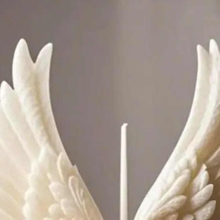 

Flowers Wing Handmade Candle Mold DIY Aroma Plaster Resin Ornament Silicone Molds Soy Wax Candle Making Supplies