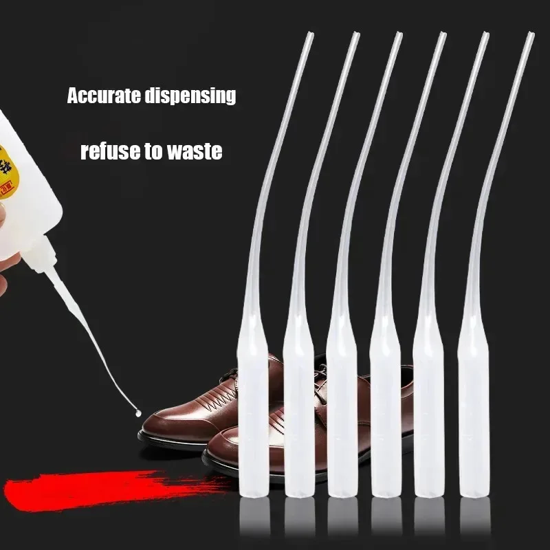 50-500Pcs Plastic Glue Micro-Tips Glue Extender Precision CA Glue Applicator For Arts Crafts Hobby Projects Guitar