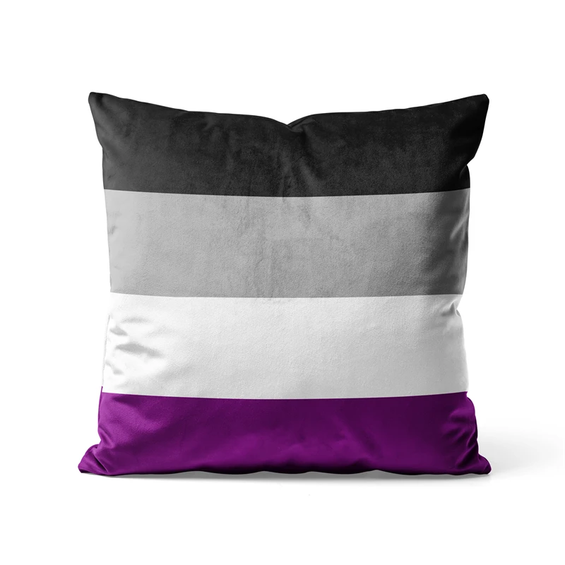 

Gaslight Gatekeep Girlboss Asexual Pride Flag Throw Pillow Covers Cushion Cases Pillowcases for Sofa 45cm x 45cm