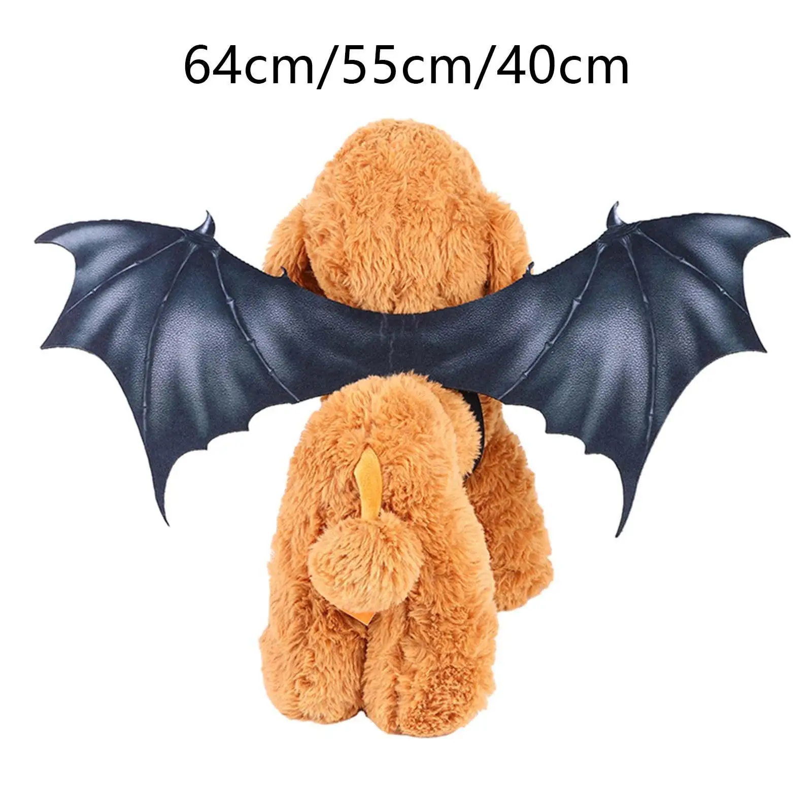 Ali di pipistrello per cani Ali di pipistrello per animali domestici Decorazione per feste cool Cosplay Abbigliamento per animali Costume di pipistrello per animali domestici di Halloween per cani di piccola, media e grande