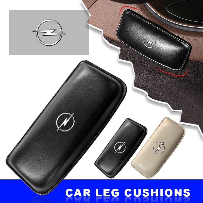 

new Leather Car Leg Knee Cushions Elbow Pad Auto Doorl Armrest Soft Pad For Opel Insignia Astra Antara Meriva Zafira H G Corsa