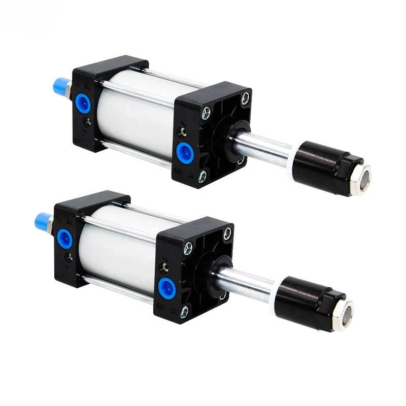 Adjustable Standard Pneumatic Cylinder SCJ32/40/50/63/80/125mm Bore Air Cylinder Piston Big Thrus 25/50/75/100/200/300mm Stroke