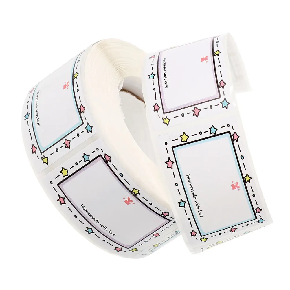 

1 Roll Waterproof Food Labels Removable Self-Adhesive Freezer Stickers For Jars Containers Kitchen Baking Packaging Refrigerator