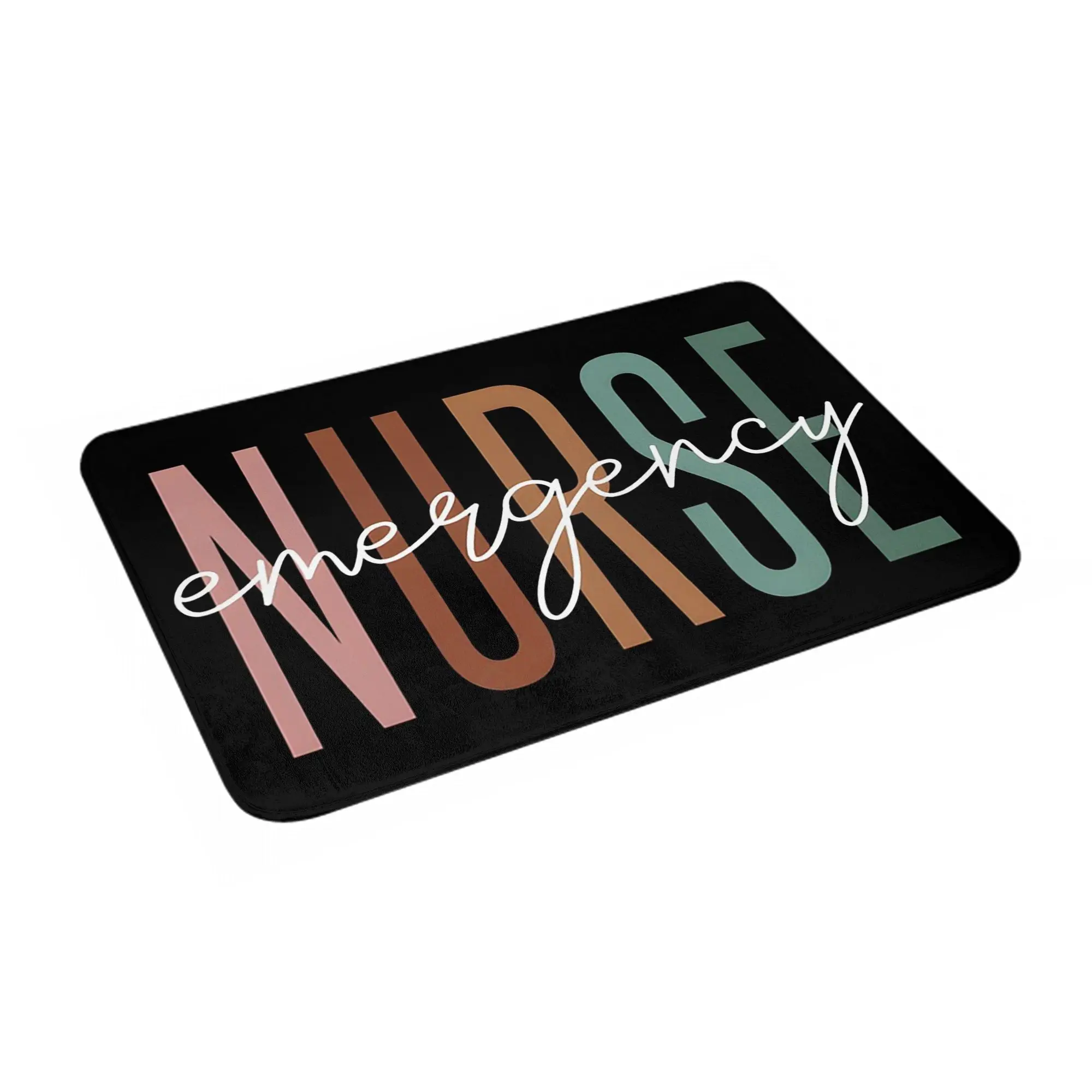 Emergency Nurse Er Nurse Doctor Nursing School Anti-slip Doormat Floor Mat Rug for Kitchen Entrance Home Bedroom Footpad Mats