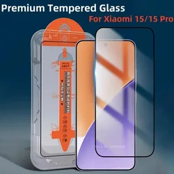 Premium Tempered Glass For Xiaomi 15 15 Pro Xiaomi 14 Redmi Note13 Note 13 Pro 5G Easy Install Dust Free Screen Protector Glass