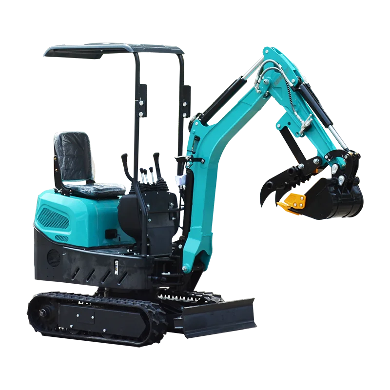 Small excavator 1.8-ton household excavator diesel powered small crawler excavator with bucket