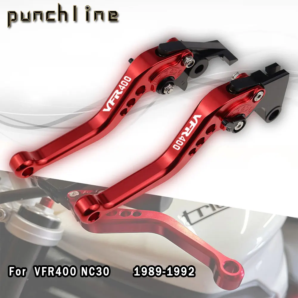 

Fit For VFR400 NC30 89-92 Short Brake Clutch Levers For VFR400 NC30 VFR 400 Motorcycle CNC Accessories Adjustable Handle Set