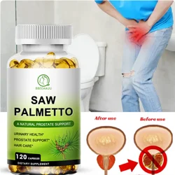 BBEEAAUU Saw Palm Capsules Male Health Supplement for Healthy Hair and Prostate Frequent Micturition Urinary Tract Infection