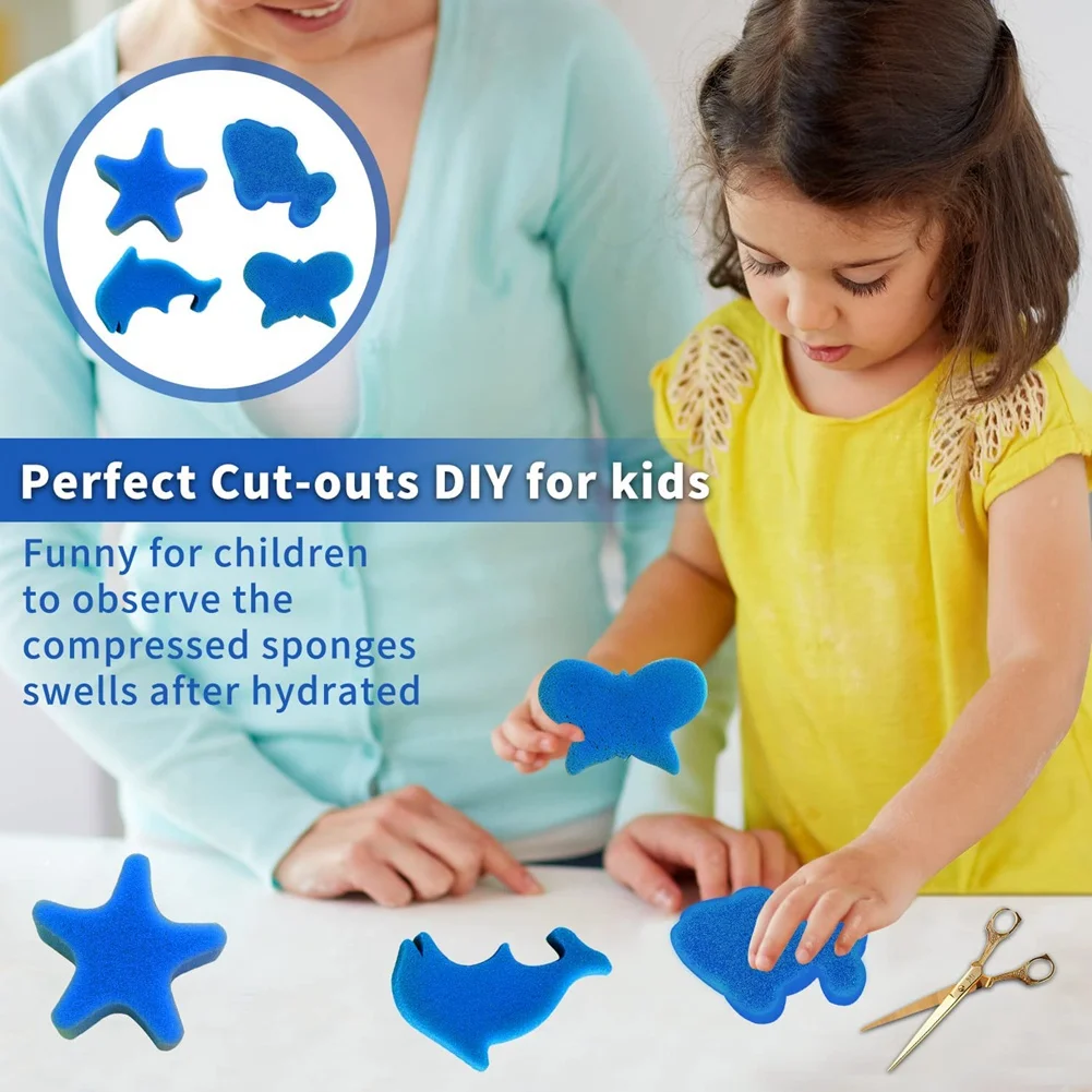 Esponja de limpieza de punta de soldador de repuesto, 2,36x2,36 pulgadas, 50 piezas, azul