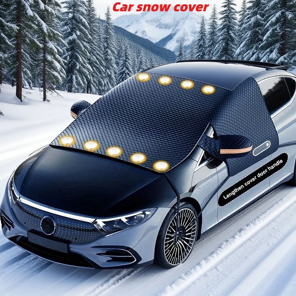 Car Windshield Snow Sun Shade Waterproof Protector Front Windscreen Cover Summer and Winter Dual-purpose Sunshade Snow Shiled