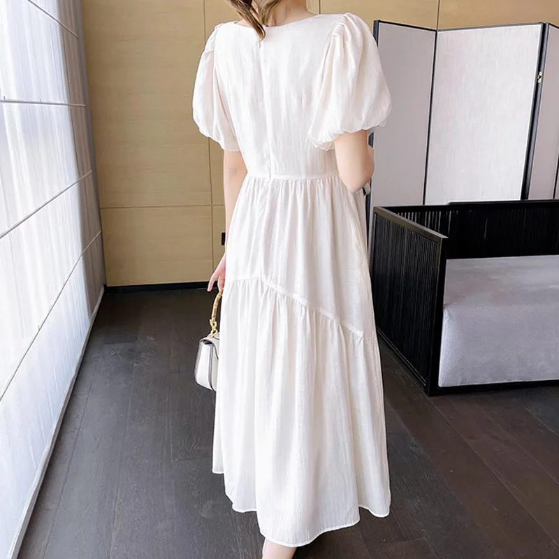 New Maternity Dresses Summer Fashion A-line Loose Short Sleeve Skirt Pregnant Women Clothing Pregnancy Mom Printed Doll Dress