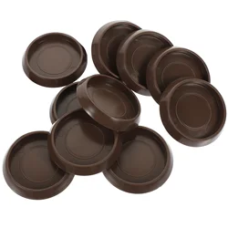 10 Uds. Tapones para sofás, patas de silla de fieltro, suministros, accesorios, posavasos de plástico antideslizantes para muebles, compactos para oficina