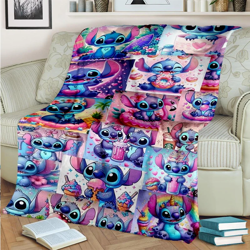 2025 Nieuwe 29 Stijl Cartoon Stitch Disney Gift Zachte Deken, zachte Gooi Deken voor Thuis Slaapkamer Slaapbank Picknick Kind Cover