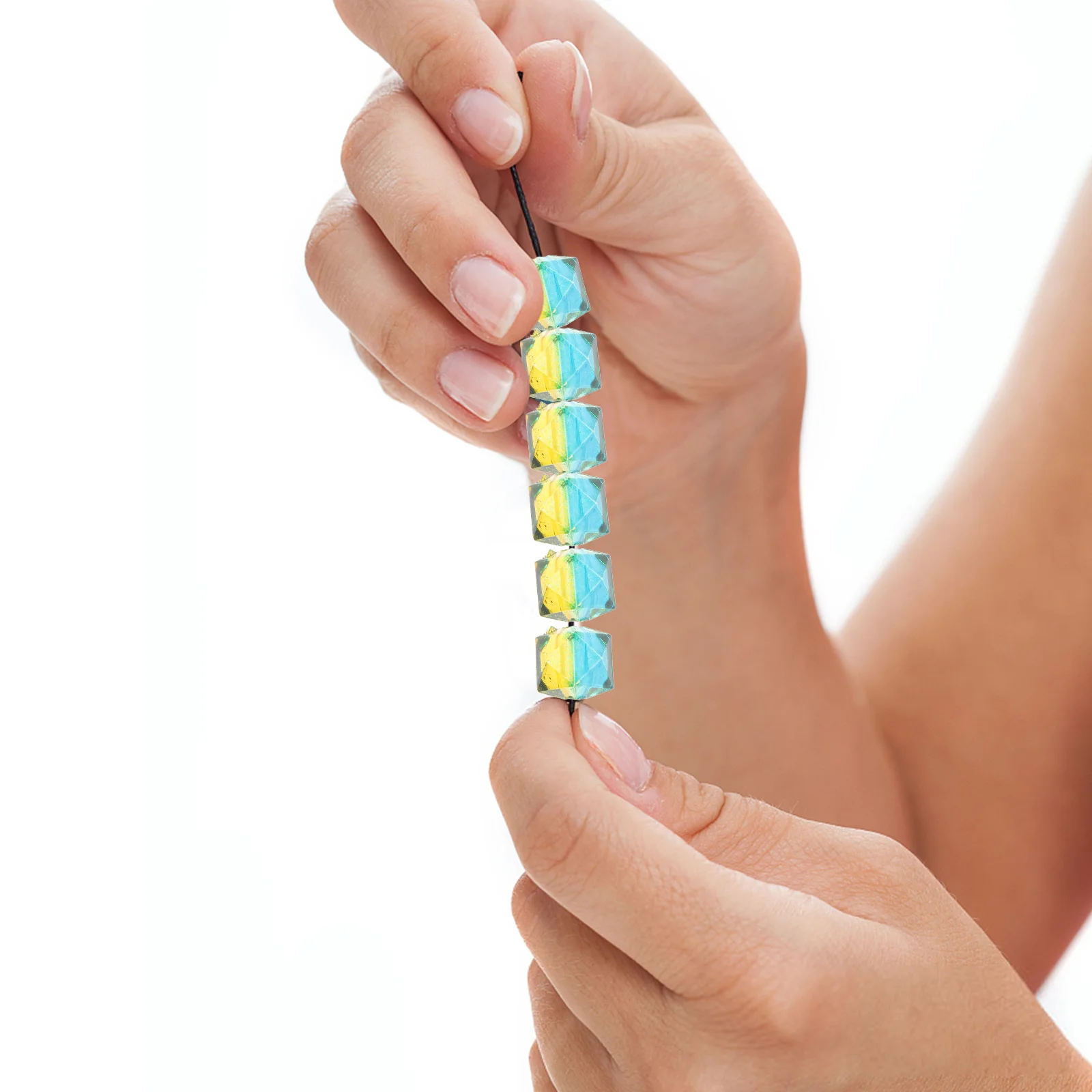 

200Pcs Acrylic Beads Geometric Design for DIY Jewelry Craft Bracelet Necklace Making Supplies Acrylic Beads DIY Supplies,