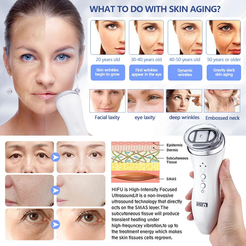 Frequency Face Skin Care Rejuvenation Wrinkle Removal Lifting Tightening Facial Physical Body Massage Beauty Machine