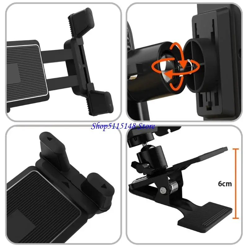 

F3MA Slip Proof Flexible Sketching Phone Mount Stand Holder Safe Side Adjustable Height Full Rotation Side Safety For Artists