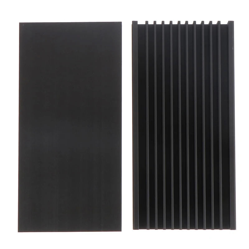 1Pc 50*100*12.7mm Aluminum Heatsink Cooler Radiator For High Power LED IC Fan Power Amplifier Heat Sink