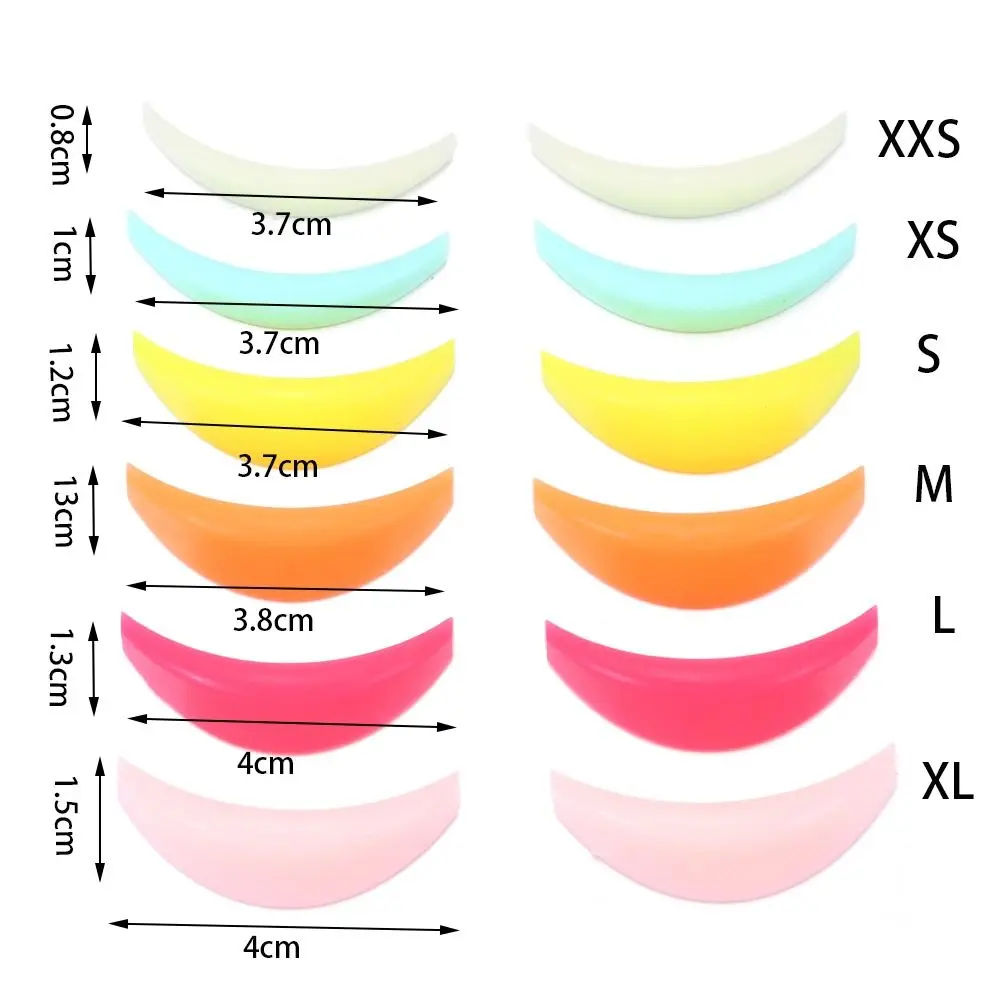 Picture 7: Accessories Eyelash Curling Aid Rainbow Eyelash Extension Silicone 3D Eyelash Lifting Eyelash Perm Pad Eyelash Curler Tool
