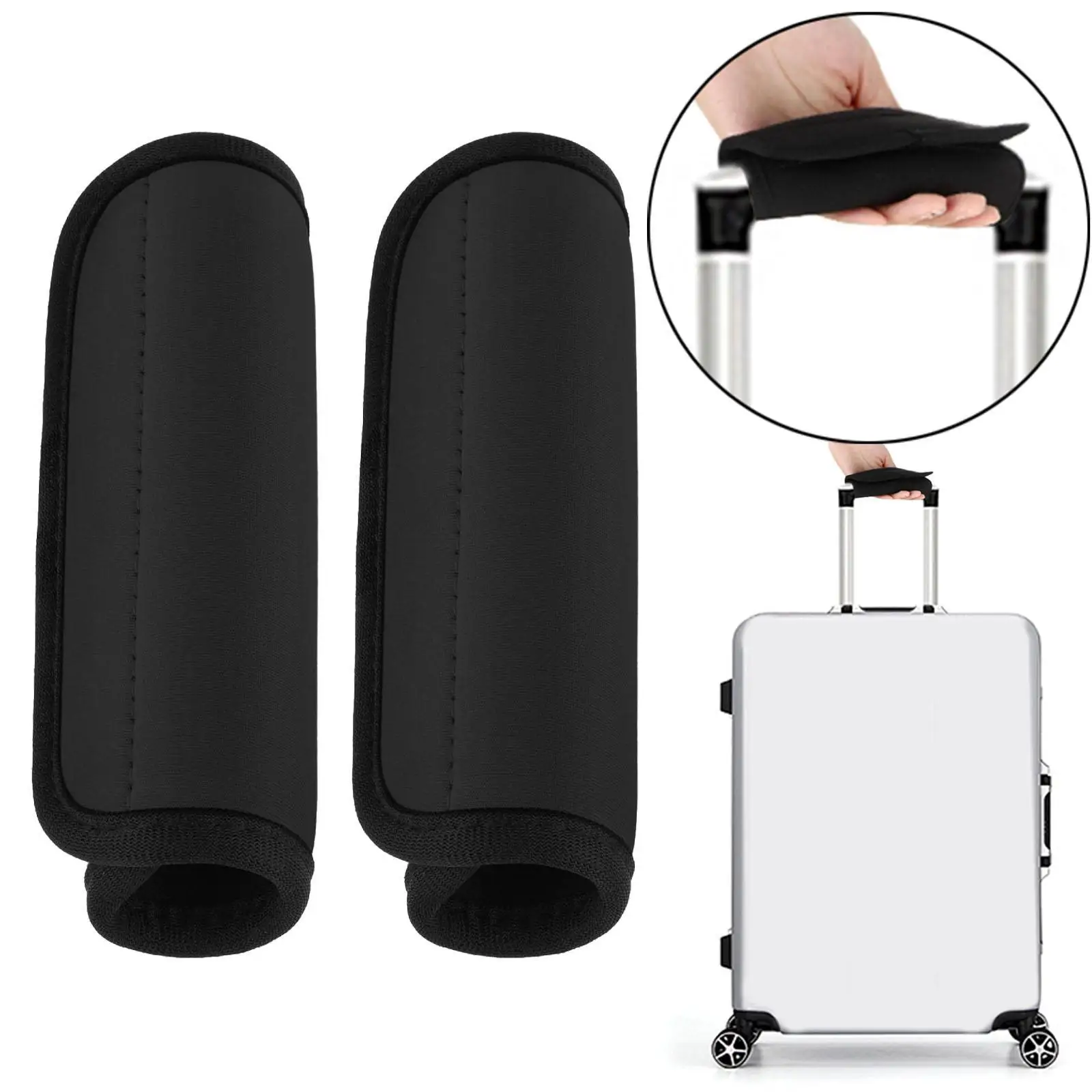

2Pcs Luggage Handle Wraps Airplane Hand Protector Replaces Handle Covers