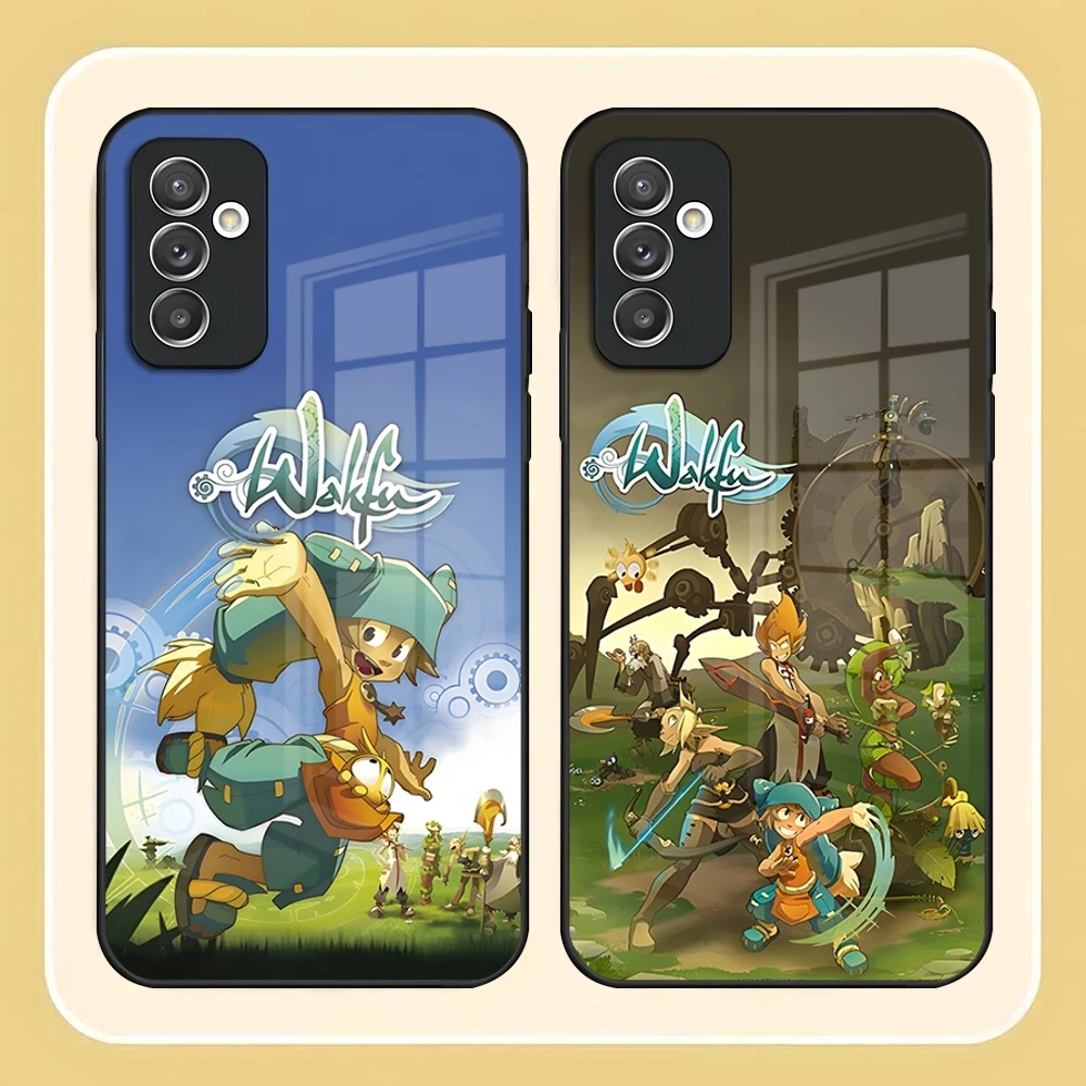 W-wakfu Gaming Phone Case For Samsung S24 Ultra S23 S22 S20 Fe S21 Galaxy A54 A34 A24 A53 Note 20 Glass Cover