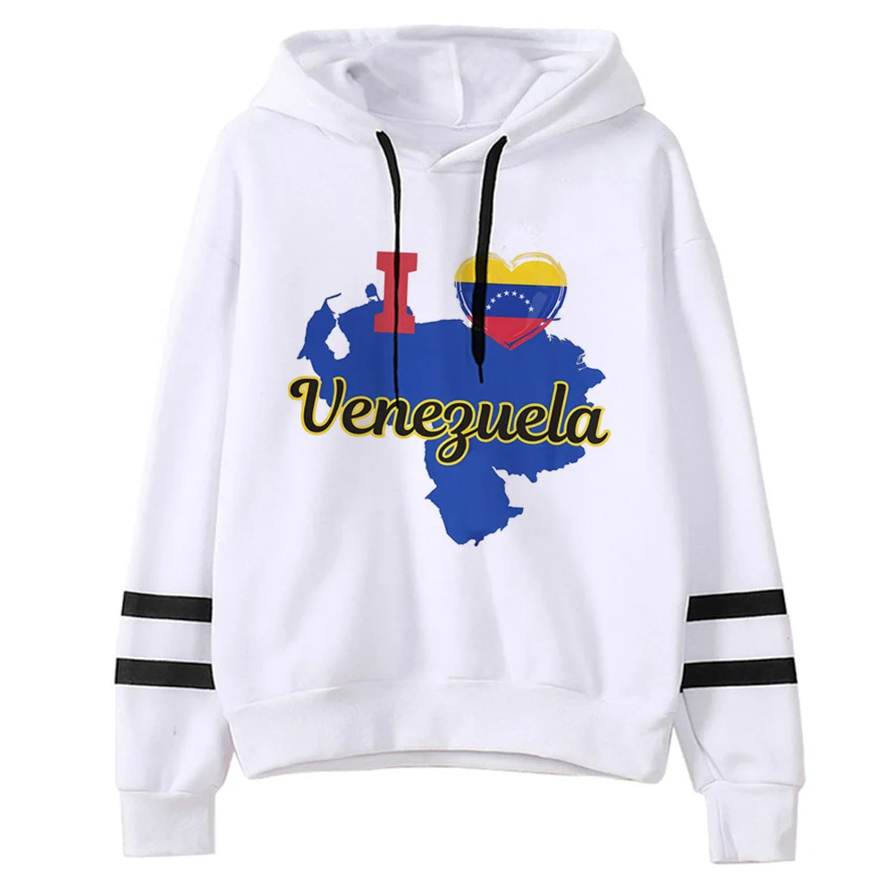 Venezuela Hoodie Anime Pullover Kleidung für Jugendliche y2k Harajuku lustige Frauen Trainings anzüge Sweatshirts Anime Manga gedruckt Design y2k