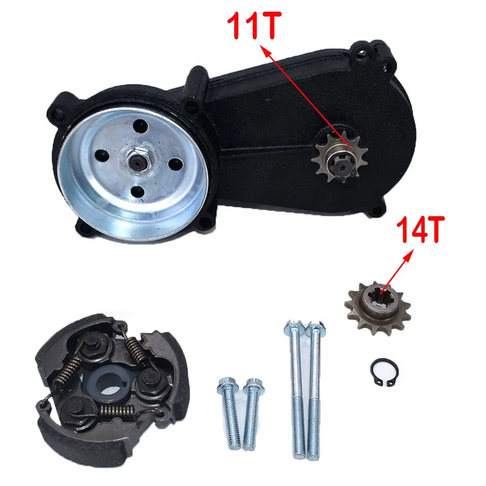 

49cc Clutch Drum Housing T8F Gear Box With Iron Clutch And Screw For 47 49cc Mini Pocket Quad Dirt Bike ATV