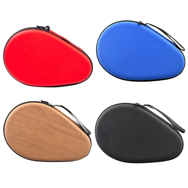 Table Tennis Racket Case Protective Zipper Enclosure Pingpong Paddle Cover Bag