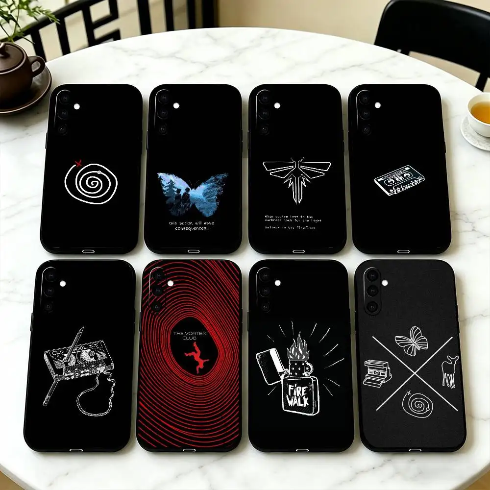 L-Life is Strange Aesthetic Graphic Phone Case Black Silicone Soft For Samsung Galaxy A73,A72,A71,A70,A53,A52,A51