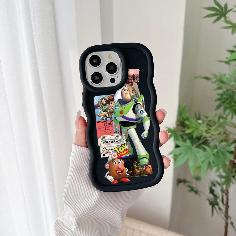 Disneys Toy Story Woody Buzz Phone Case For OPPO Reno 2 4 5 6 7 7Z 8 8T 11 Z Pro 4G 5G Candy Color Soft TPU Back Cover