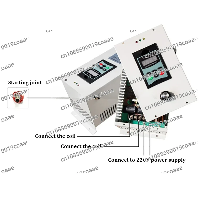 2500W Electromagnetic Induction Heater For Plastic Extrusion High Frequency Heating DIY Induction Heater Kit Controller 220/110V