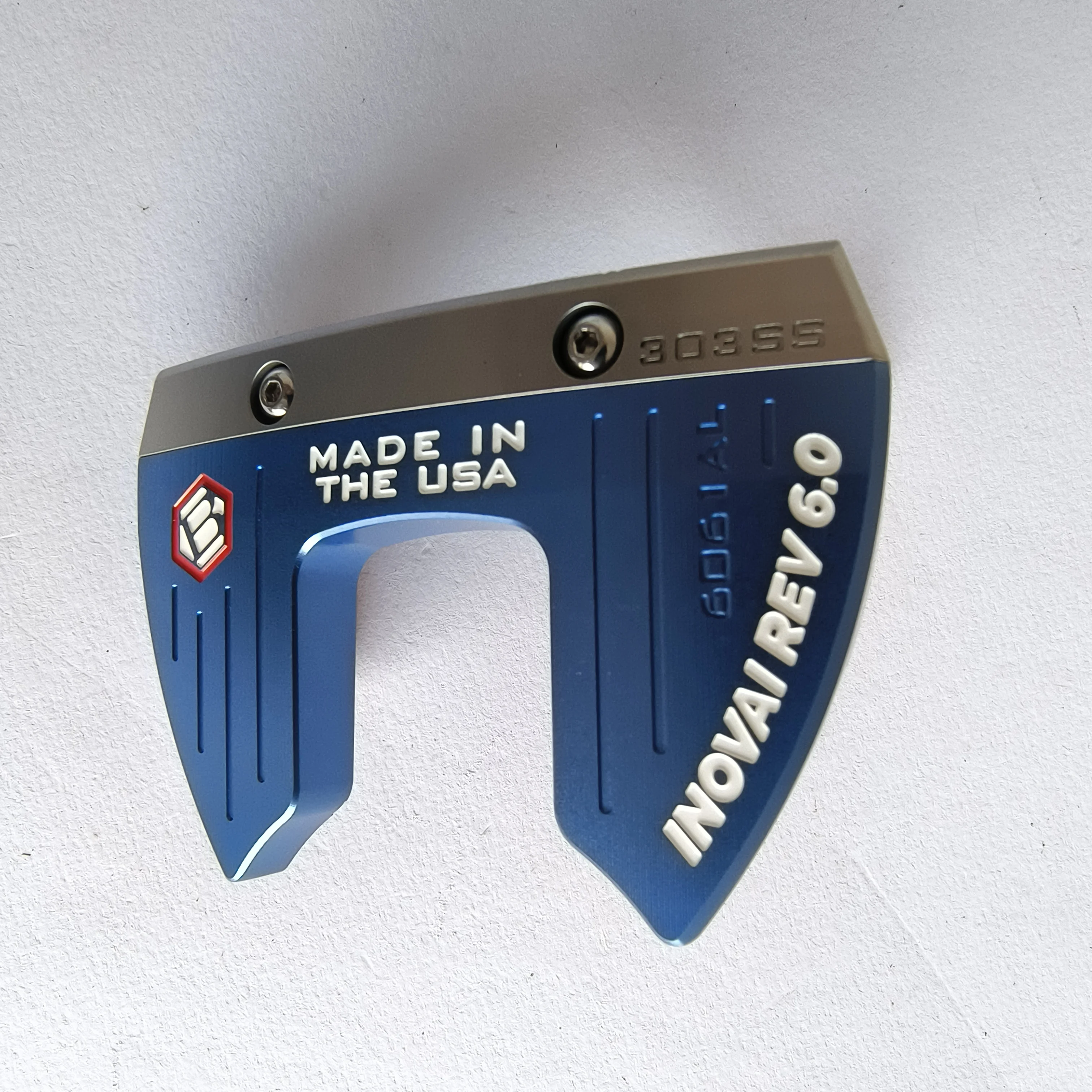 JUNYUE Brid golf putter  blue putter，CNC Soft Iron Forged Golf Putter Head