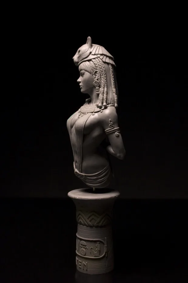 1/10 Scale Resin Figure  Cleopatra Bust Modelling Unpainted