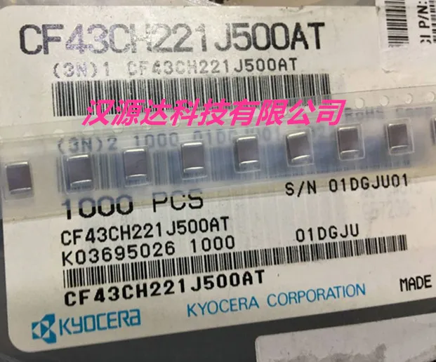 

20 шт./лот CF43CH221J500AT 1812 220P 5% 500 В чипы Электронные новые