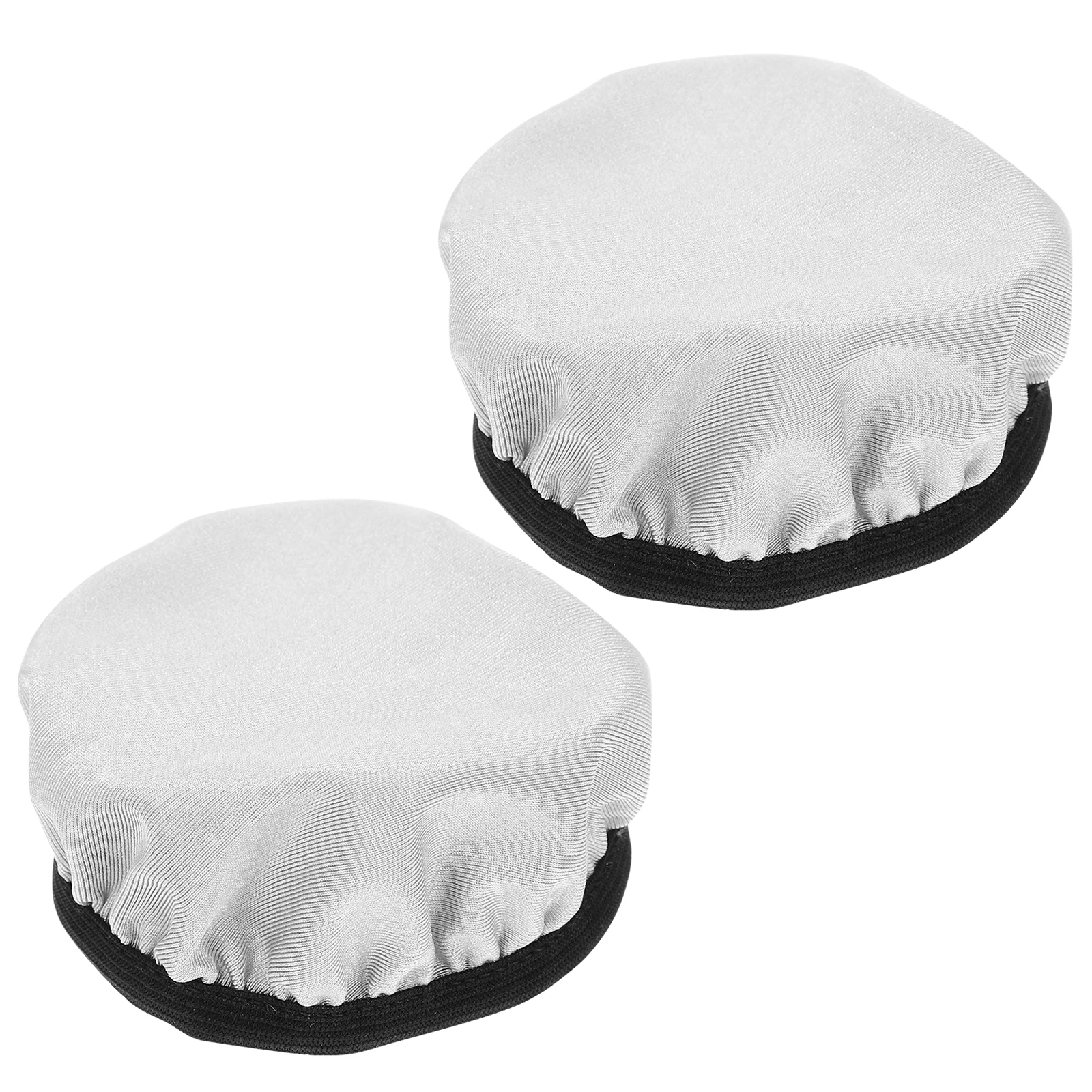 

2 Pcs Headphone Ear Cushion Cloth Covers Soft Replacement Accessory for Wireless Wired Gym Gaming Long Use Headset Protectors