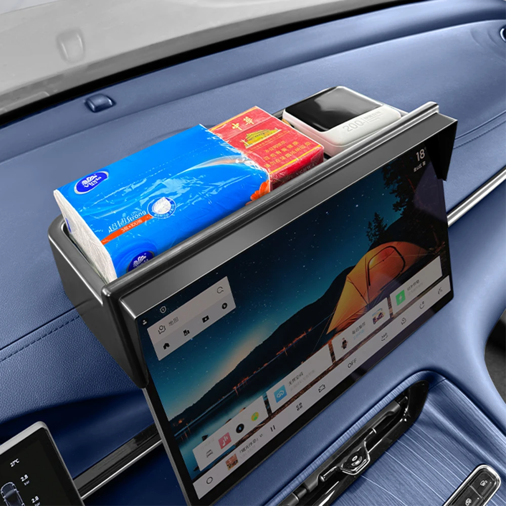 

For Geely EX5 Galaxy E5 2024 2025 2026 Central Control Screen Rear Storage Box Interior Supplies Instrument Screen Storage Box