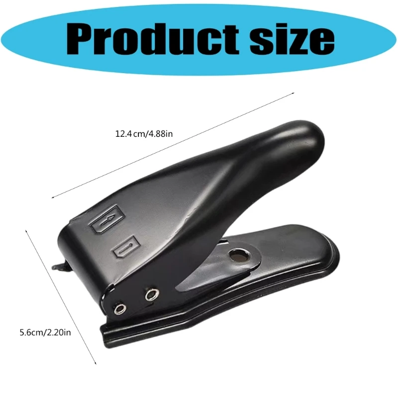 Аксессуар для телефона Простой в эксплуатации инструмент для резки карт с выталкивающим штифтом и адаптером Многофункциональный