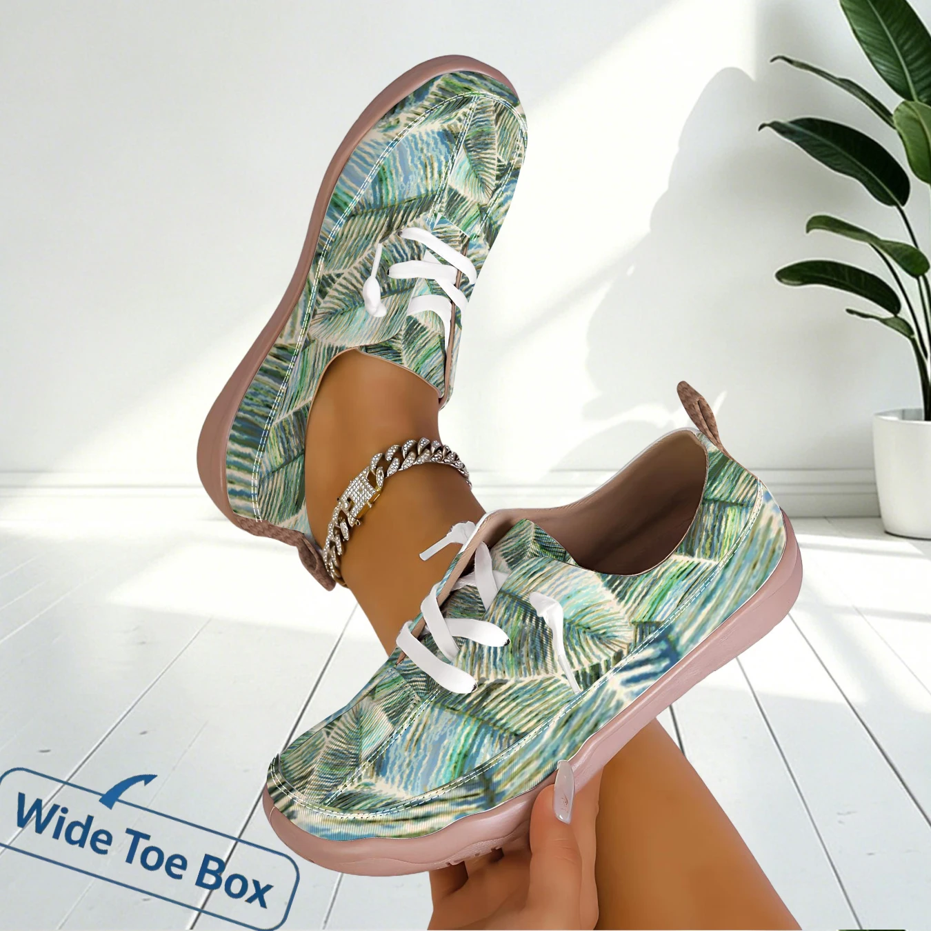 Outdoor Sports Shoes - Women Breathable Casual Sneakers Wide Toe