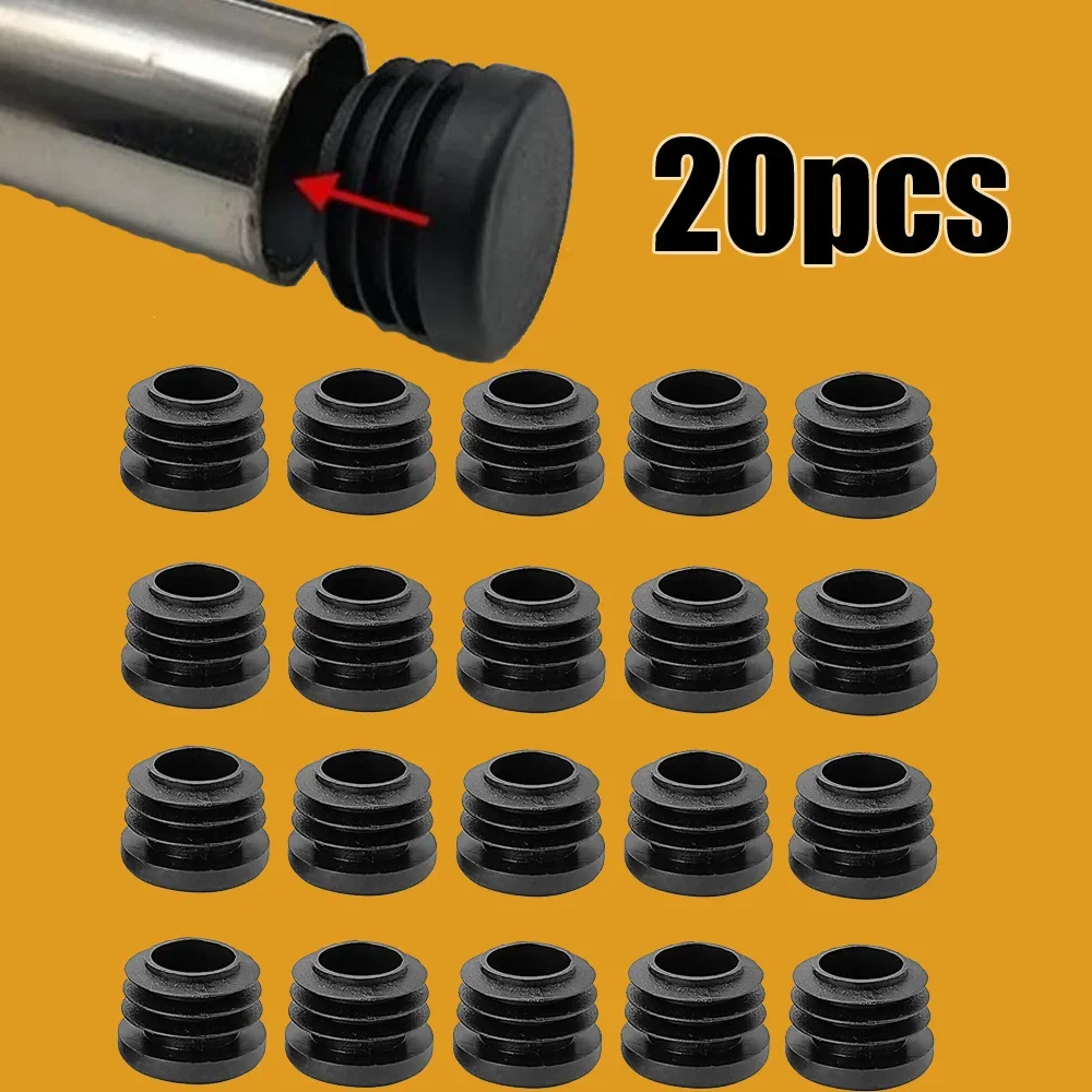 

round plastic plugs round cover end cover plug plug chair leg insert non-slip ribbed table foot furniture tube